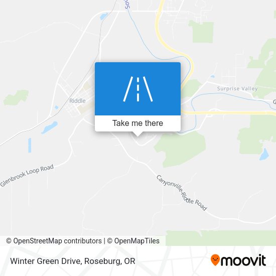 Winter Green Drive map