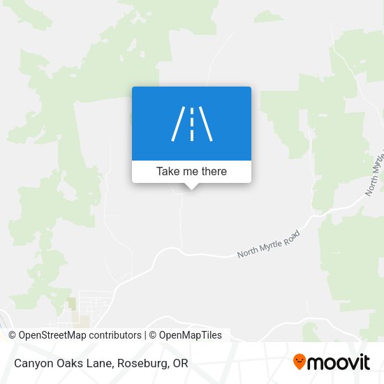 Mapa de Canyon Oaks Lane