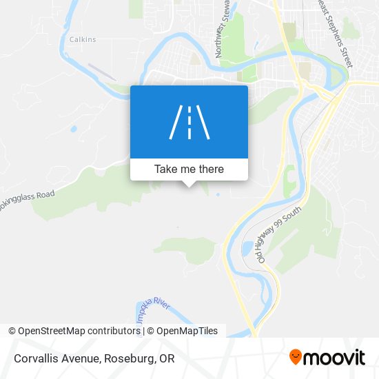 Mapa de Corvallis Avenue