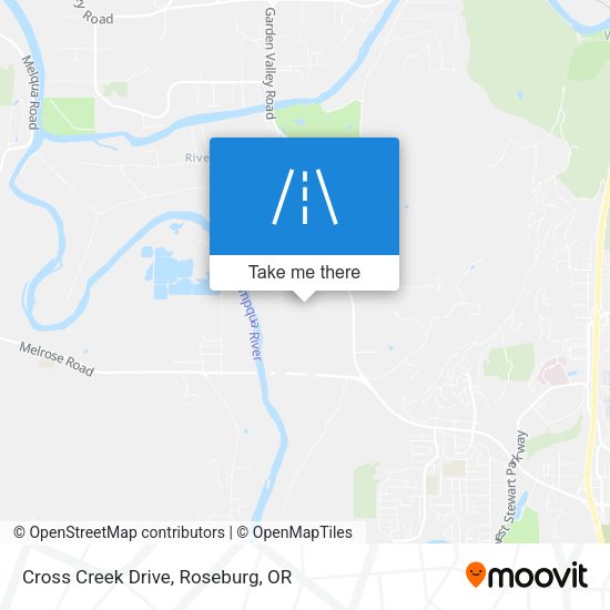 Cross Creek Drive map