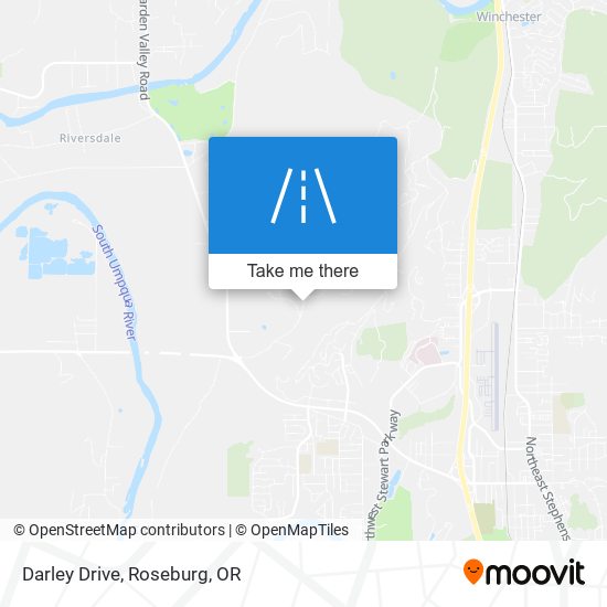 Darley Drive map