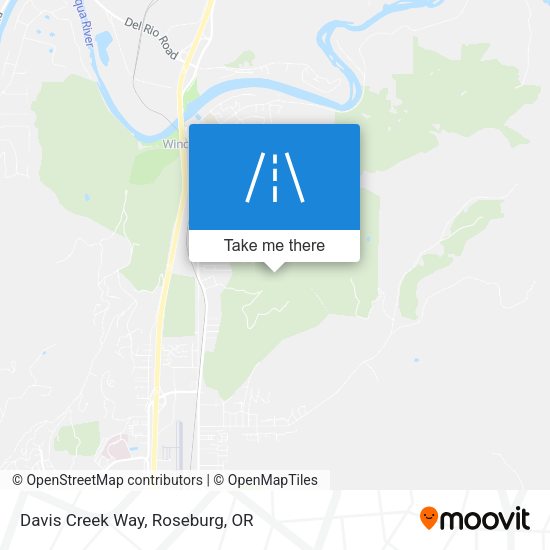 Mapa de Davis Creek Way