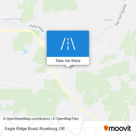 Mapa de Eagle Ridge Road