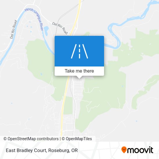 Mapa de East Bradley Court