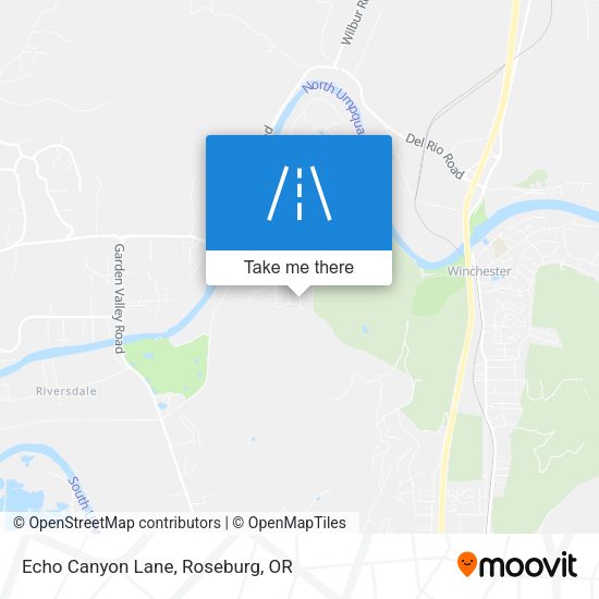 Mapa de Echo Canyon Lane