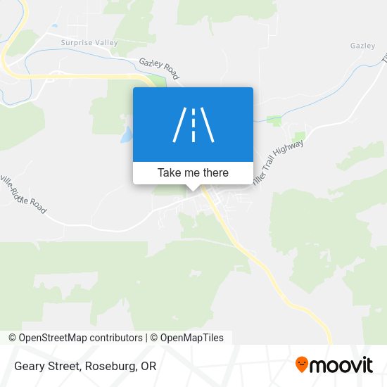 Mapa de Geary Street