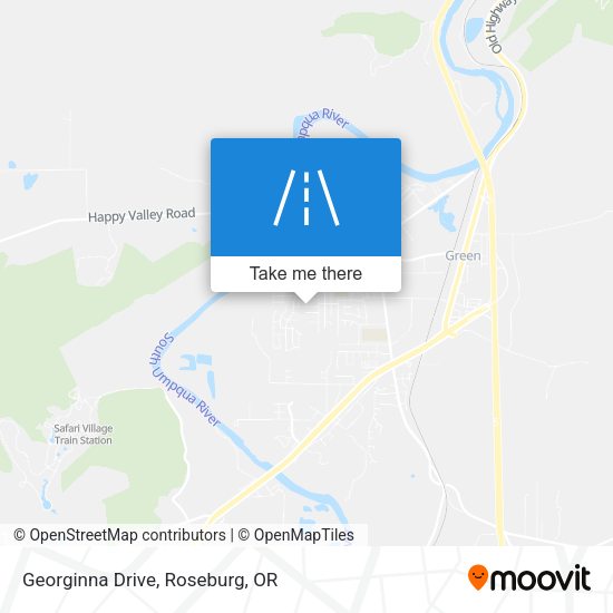 Mapa de Georginna Drive