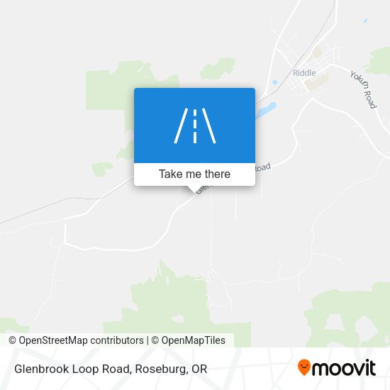 Glenbrook Loop Road map