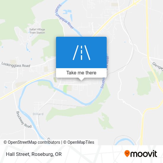 Mapa de Hall Street
