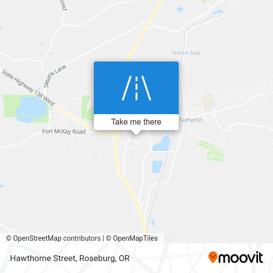 Mapa de Hawthorne Street