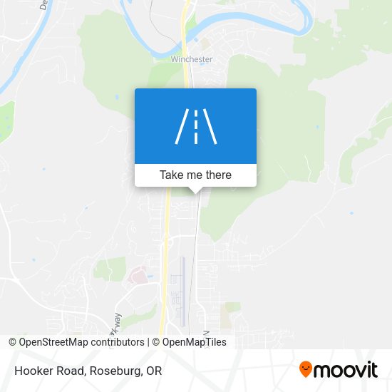 Mapa de Hooker Road