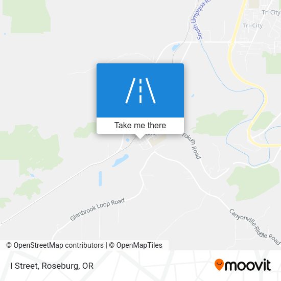 Mapa de I Street