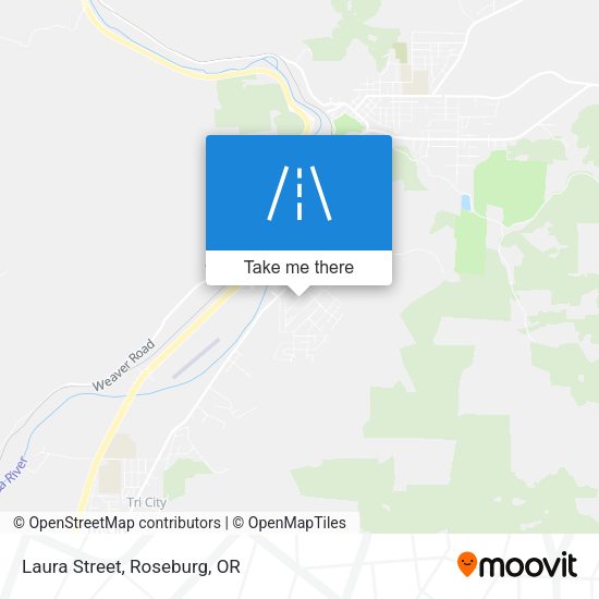 Mapa de Laura Street