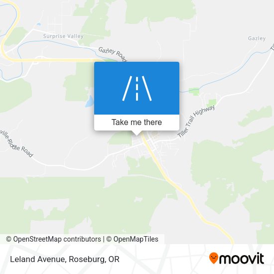 Leland Avenue map