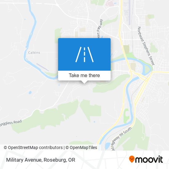 Military Avenue map