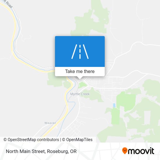 North Main Street map