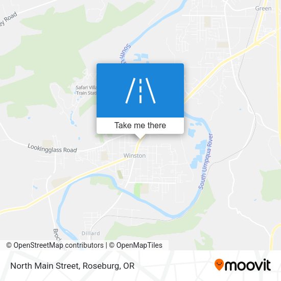 North Main Street map