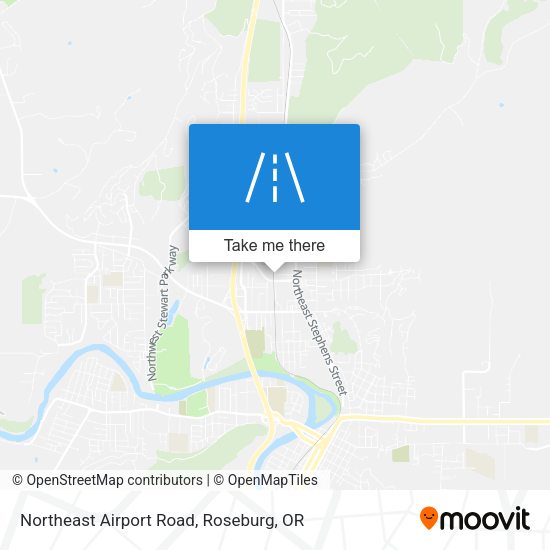 Northeast Airport Road map