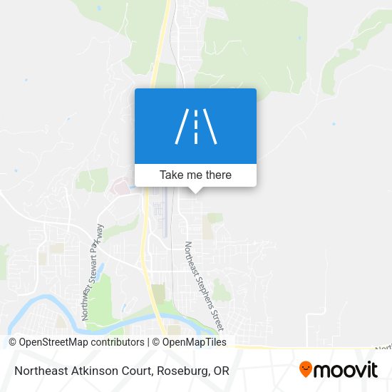 Northeast Atkinson Court map