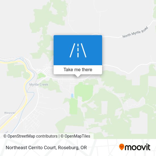 Northeast Cerrito Court map
