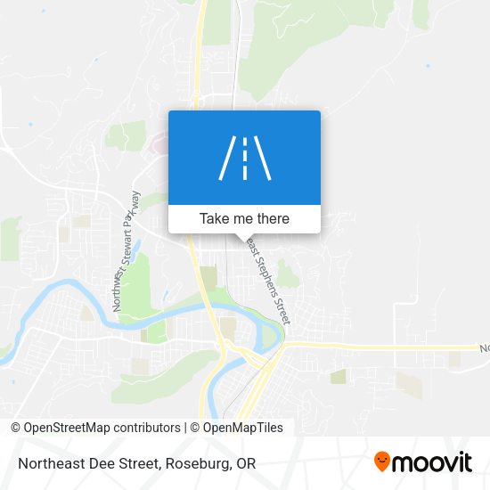 Northeast Dee Street map