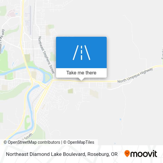 Mapa de Northeast Diamond Lake Boulevard