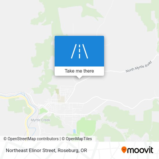 Northeast Elinor Street map