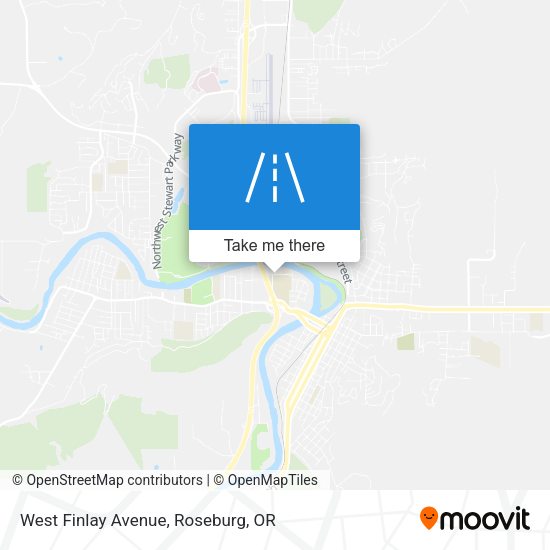 West Finlay Avenue map