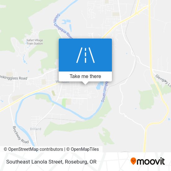 Southeast Lanola Street map
