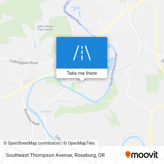Southeast Thompson Avenue map
