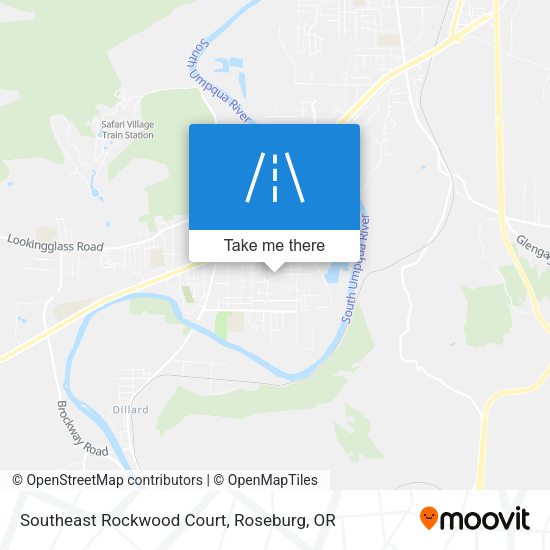 Southeast Rockwood Court map