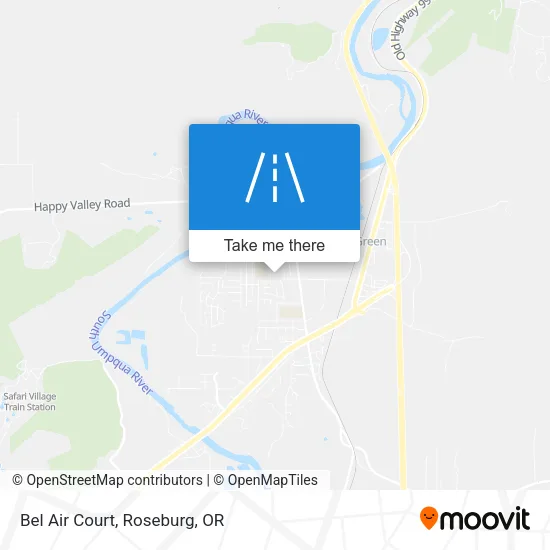 Bel Air Court map