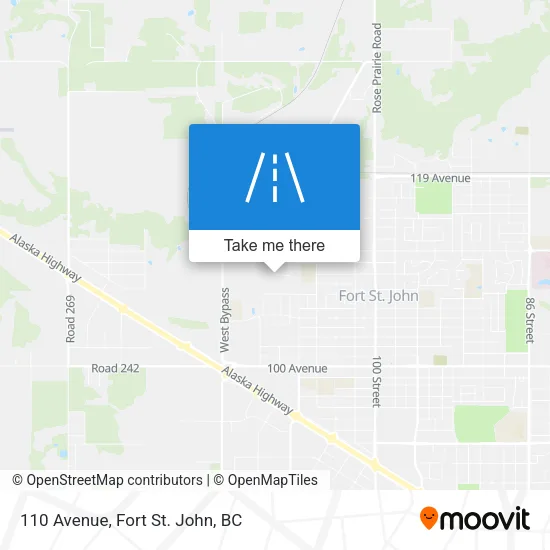 110 Avenue map