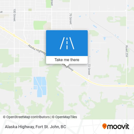 Alaska Highway map