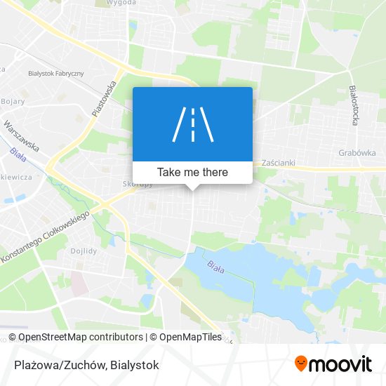 Plażowa/Zuchów map