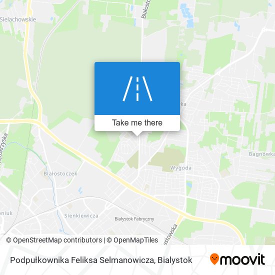 Карта Podpułkownika Feliksa Selmanowicza