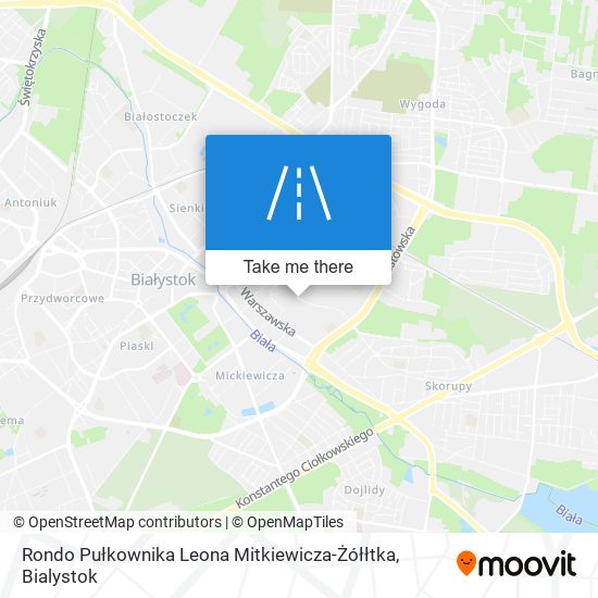 Rondo Pułkownika Leona Mitkiewicza-Żółłtka map