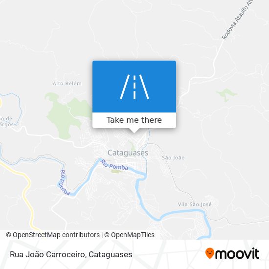 Mapa Rua João Carroceiro