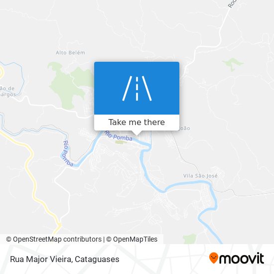 Mapa Rua Major Vieira