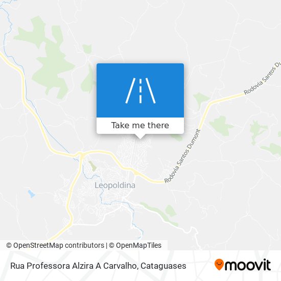 Mapa Rua Professora Alzira A Carvalho