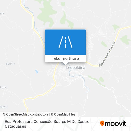 Mapa Rua Professora Conceição Soares M De Castro