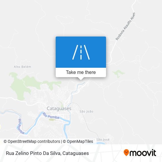 Mapa Rua Zelino Pinto Da Silva