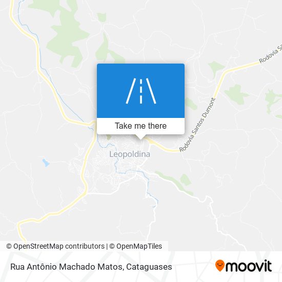 Mapa Rua Antônio Machado Matos