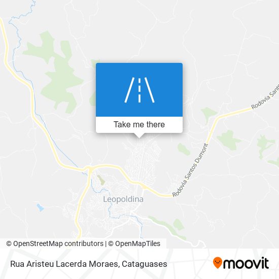 Mapa Rua Aristeu Lacerda Moraes