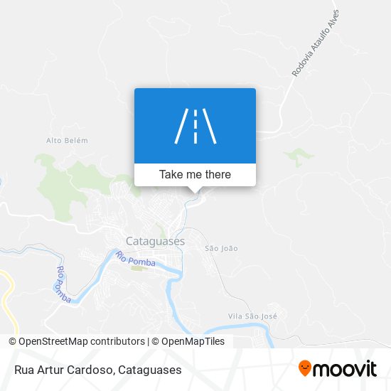 Mapa Rua Artur Cardoso