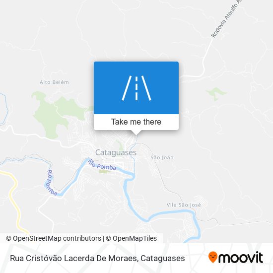 Mapa Rua Cristóvão Lacerda De Moraes