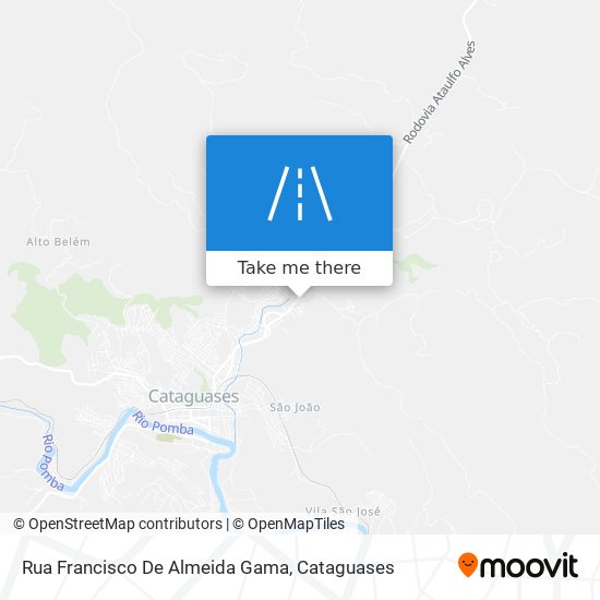 Mapa Rua Francisco De Almeida Gama