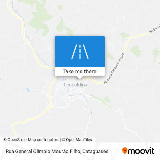 Mapa Rua General Olímpio Mourão Filho
