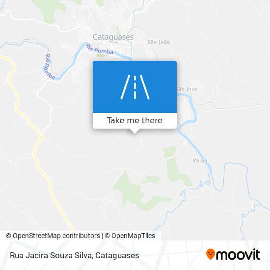 Mapa Rua Jacira Souza Silva