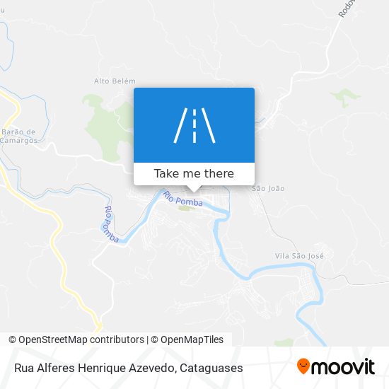 Mapa Rua Alferes Henrique Azevedo